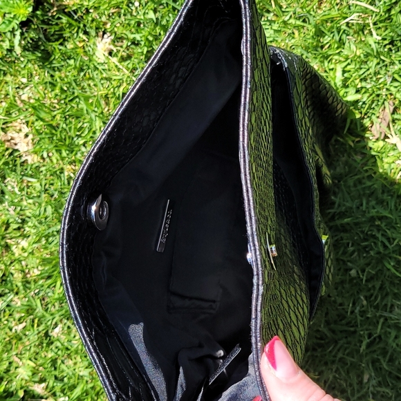 Style & Co Black Clutch Bag  NWOT - Picture 8 of 8